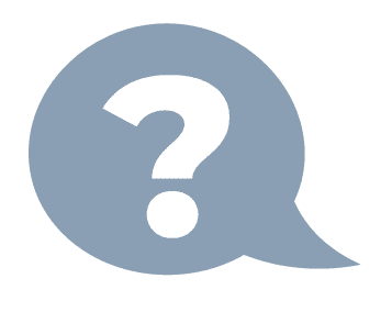 Picture of question mark bubble